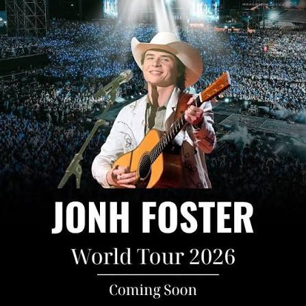 John Foster live tour poster 2026